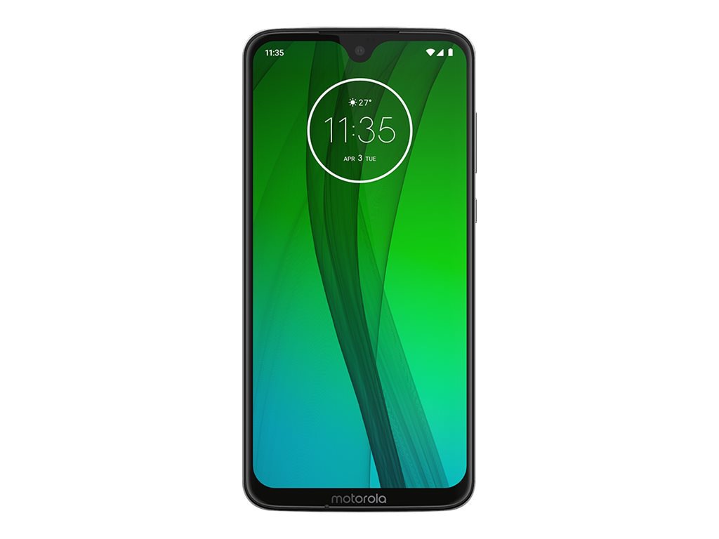Motorola Moto G7 - clear white - 4G - 64 GB - CDMA / GSM - smartphone