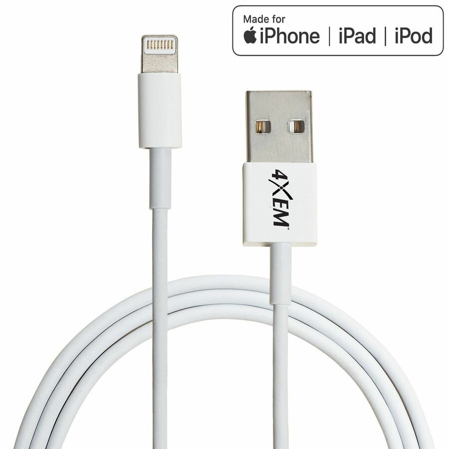 4XEM 6ft 8-Pin Lightning to USB Cable - Thumbnail 3