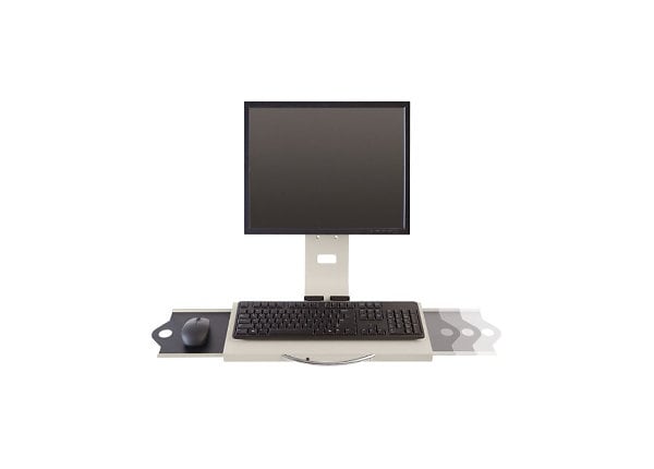 Innovative 7509 Data Entry Monitor Arm with Flip-up Keyboard