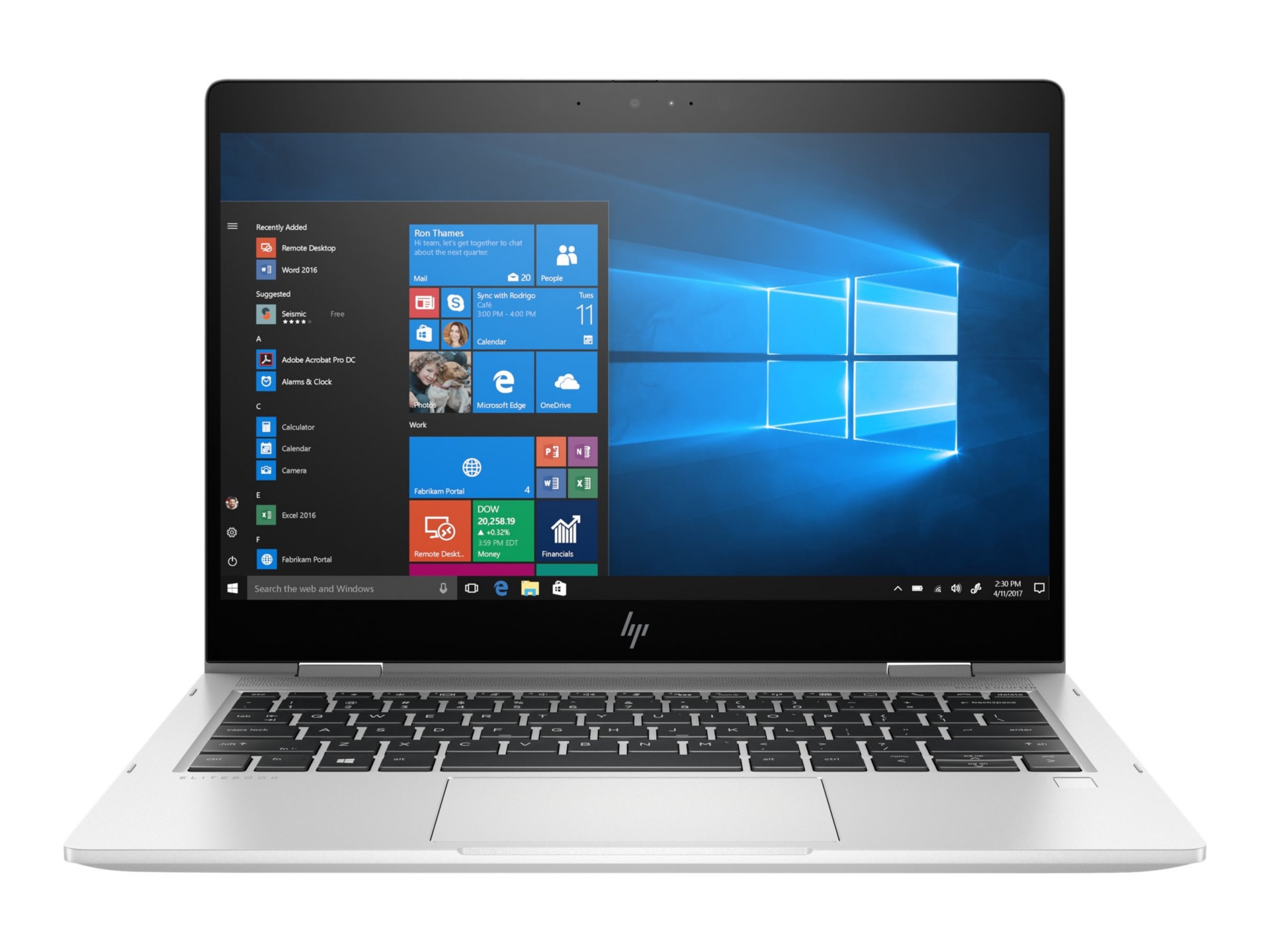 HP EliteBook x360 830 G5 - 13.3" - Core i5 8250U - 16 GB RAM - 256 GB SSD - QWERTY US
