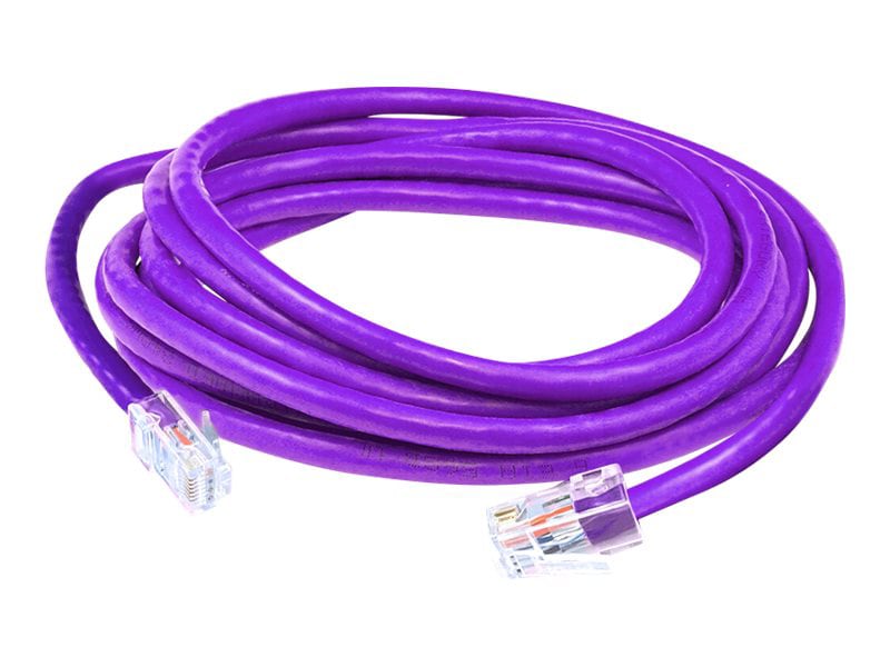 Proline 25ft RJ-45 (M) to RJ-45 (M) Purple Cat5e UTP PVC Copper Patch Cable
