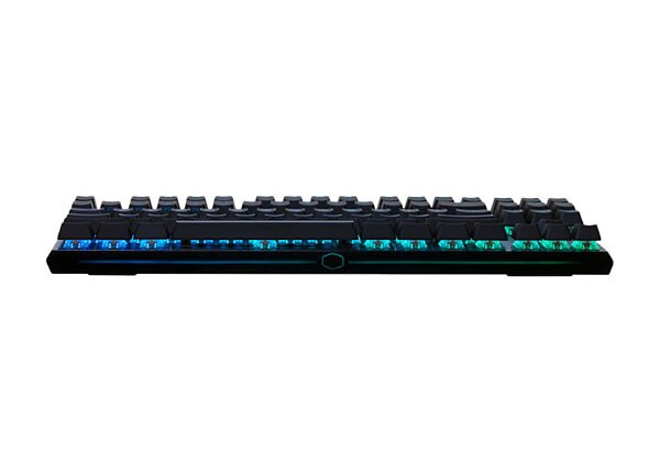 Cooler Master MasterKeys MK730 - keyboard - US - smoky gunmetal aluminum brush
