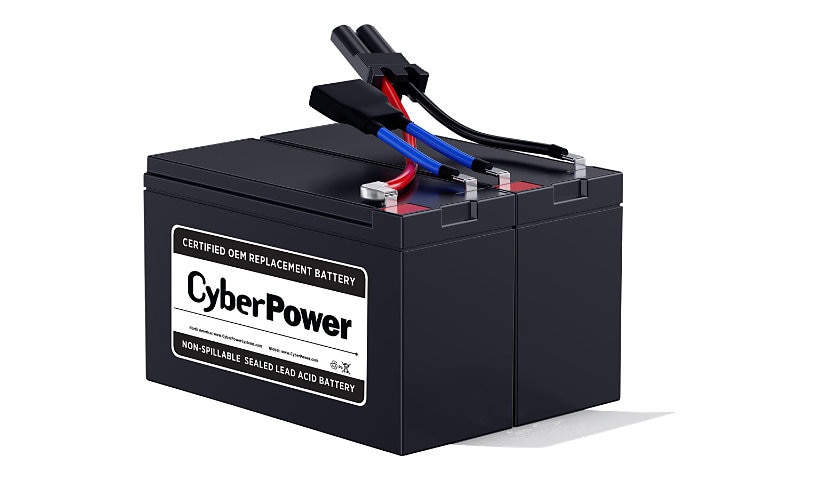 CyberPower RB1270X2B - UPS battery - lead acid - 7 Ah