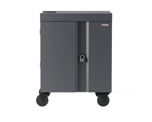 Bretford CUBE 32 Devices,2 Shelves AC Charging Cart - Charcoal