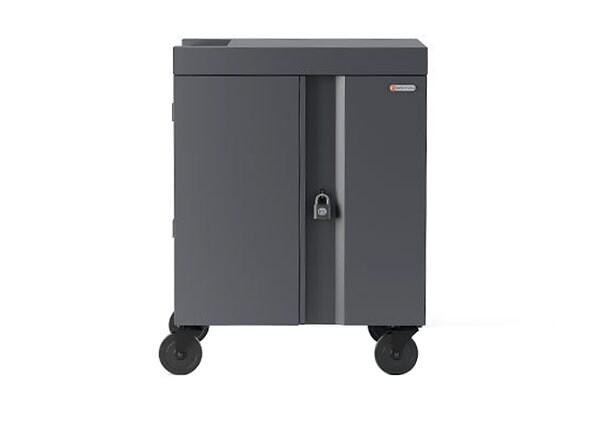 Bretford CUBE 32 Devices,2 Shelves AC Charging Cart - Charcoal