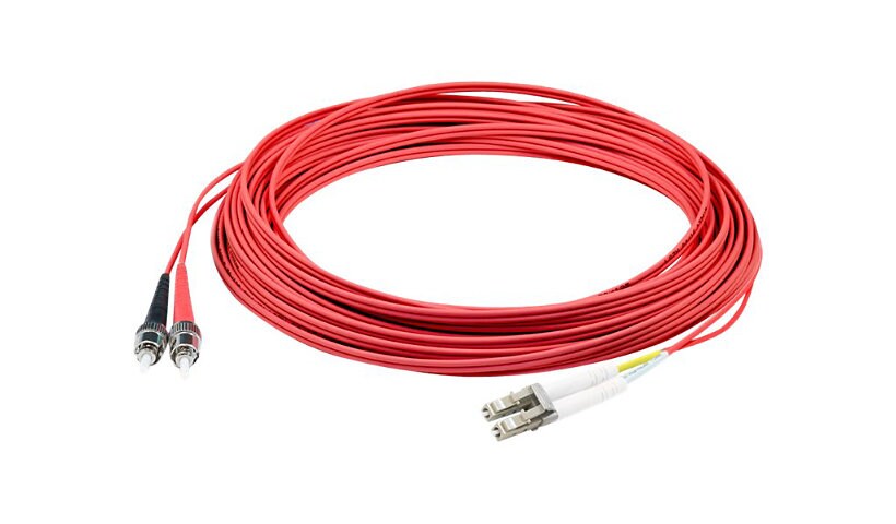 Proline 3m LC (M) to ST (M) Red OM1 Duplex Plenum-Rated Fiber Patch Cable