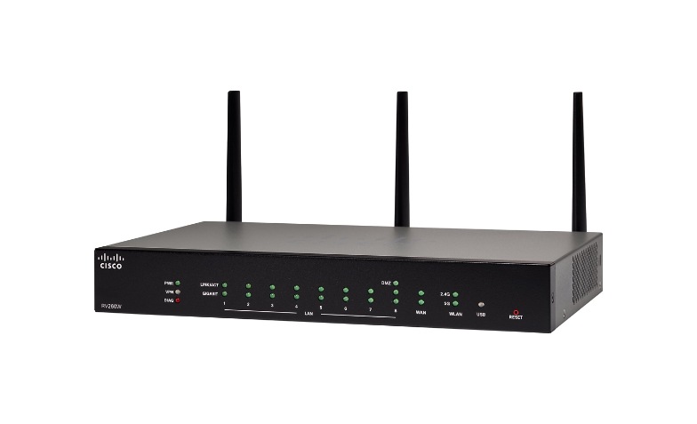 Cisco Small Business Rv260w Wireless Router 802 11a B G N Ac Desktop Rv260w A K9 Na Routers Cdw Ca