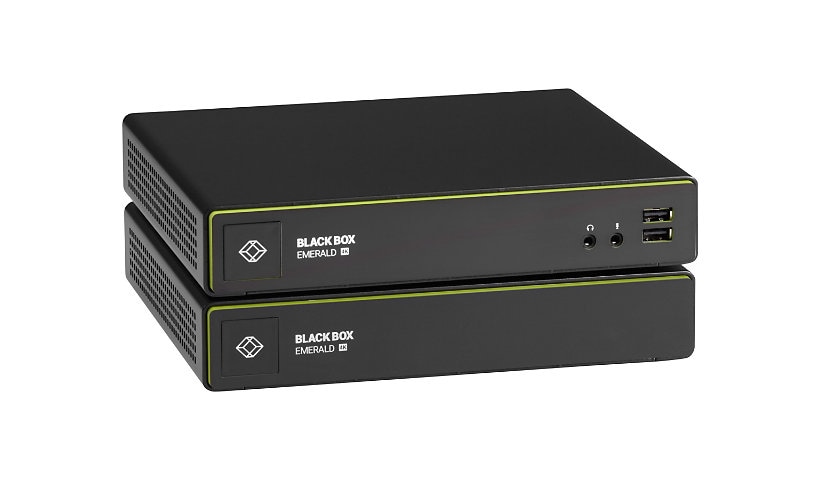 Black Box Emerald - Single-Head - Extender Kit - KVM / audio / serial / USB extender - TAA Compliant