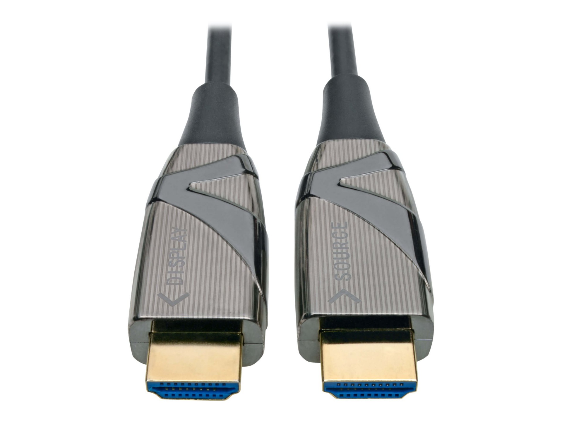 Tripp Lite High-Speed HDMI Cable HDMI 2.0 Fiber AOC 4K @60Hz Black M/M 15M