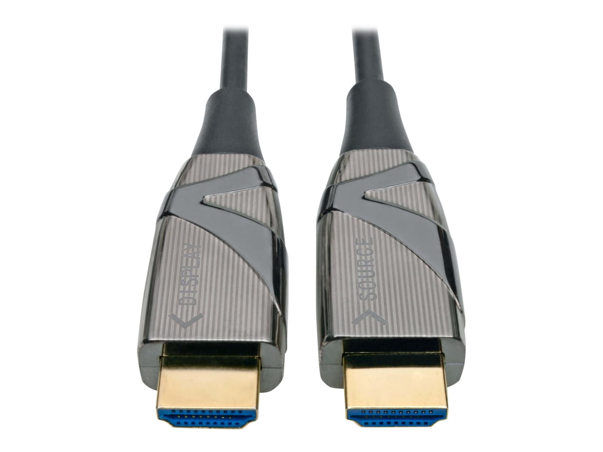 Tripp Lite High-Speed HDMI Cable HDMI 2.0 Fiber AOC 4K @60Hz Black M/M 20M