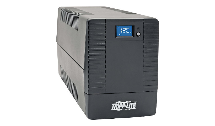 Tripp Lite UPS Tower 700VA 350W Battery Back Up Desktop AVR Line-Interactive LCD USB 50/60Hz - UPS - 350 Watt - 700 VA