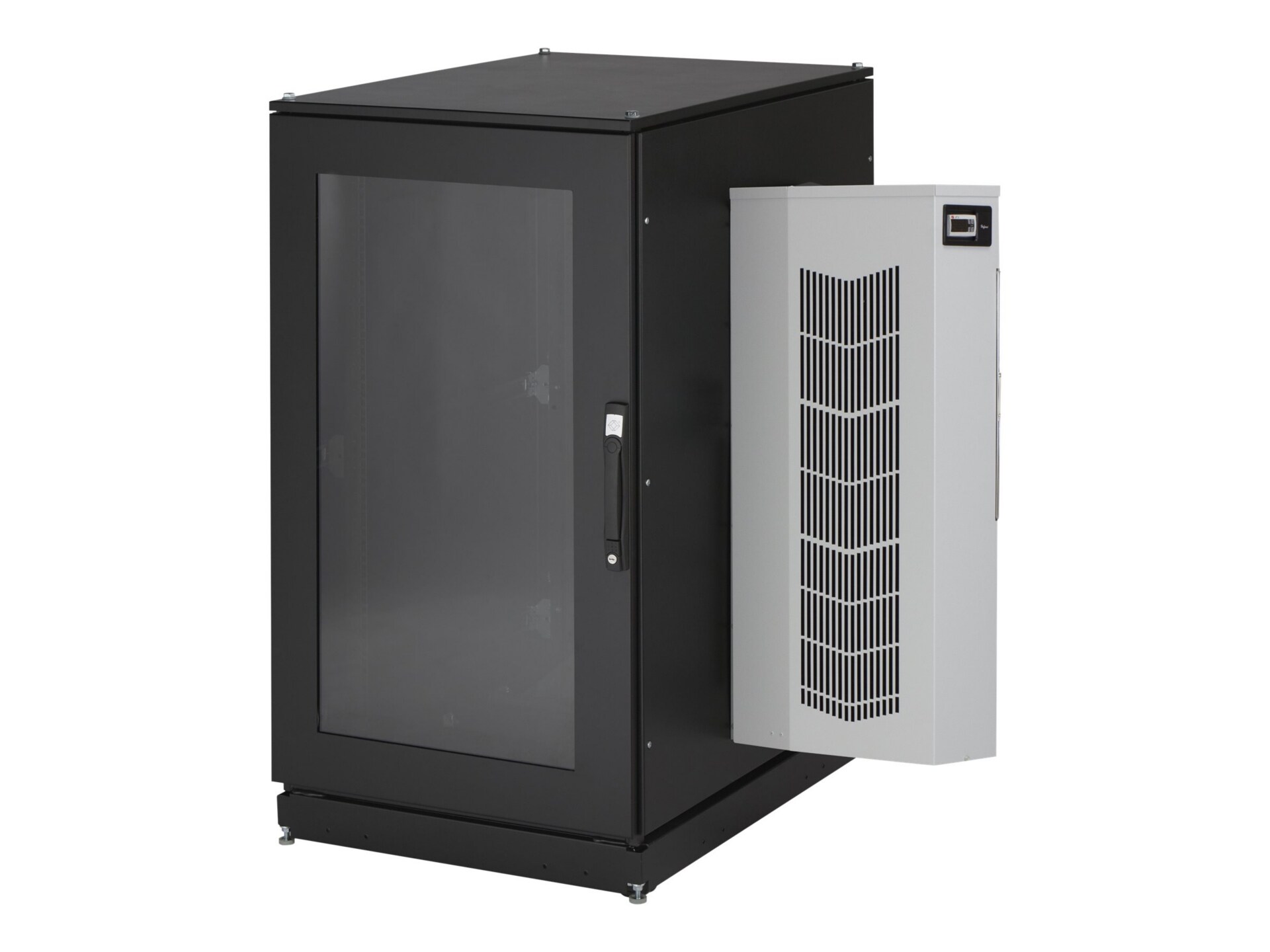 Black Box ClimateCab NEMA 12 Server Cabinet with M6 Rails - rack - 24U