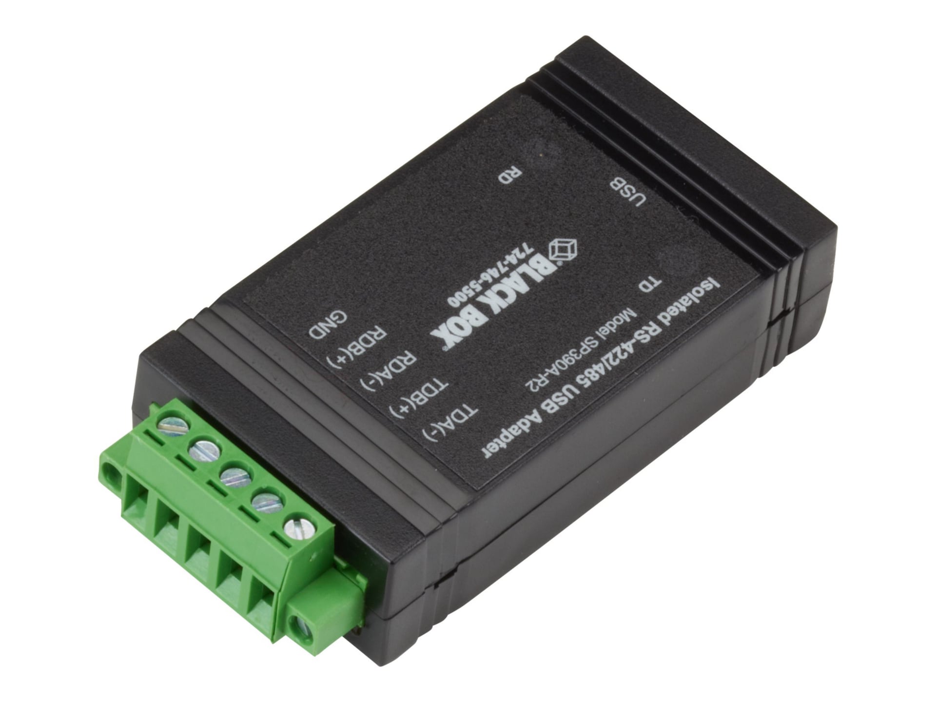 Black Box Opto-Isolator - serial adapter - USB - RS-422/485 - TAA Compliant