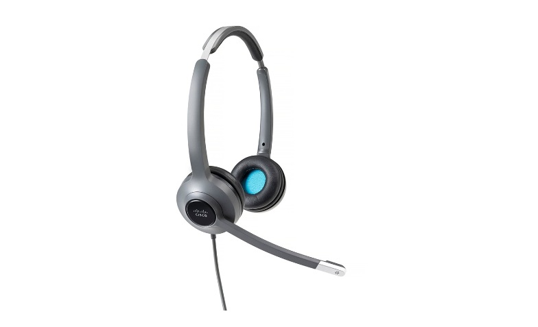 Cisco 522 Wired Dual - headset - 3.5 mm jack - CP-HS-W-522-USB