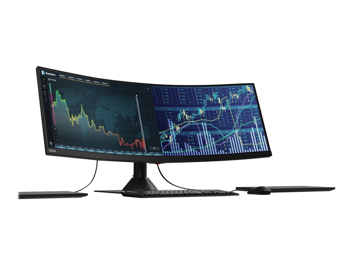 Lenovo ThinkVision P44w-10 - LED monitor - 43.4"