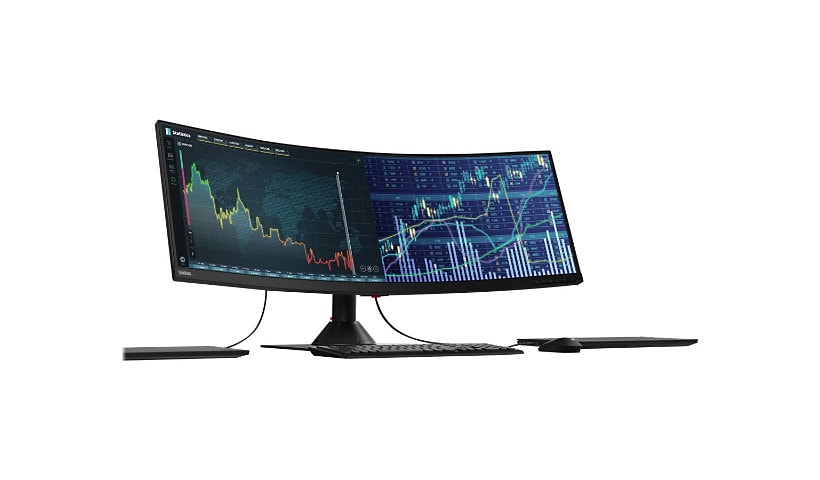 Lenovo ThinkVision P44w-10 - LED monitor - 43.4"