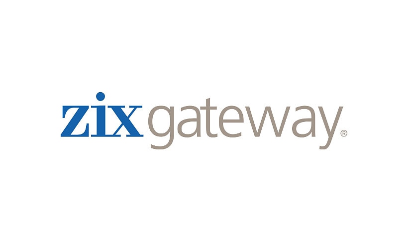 ZixGateway Hosted - subscription license - 450-599 encryption services