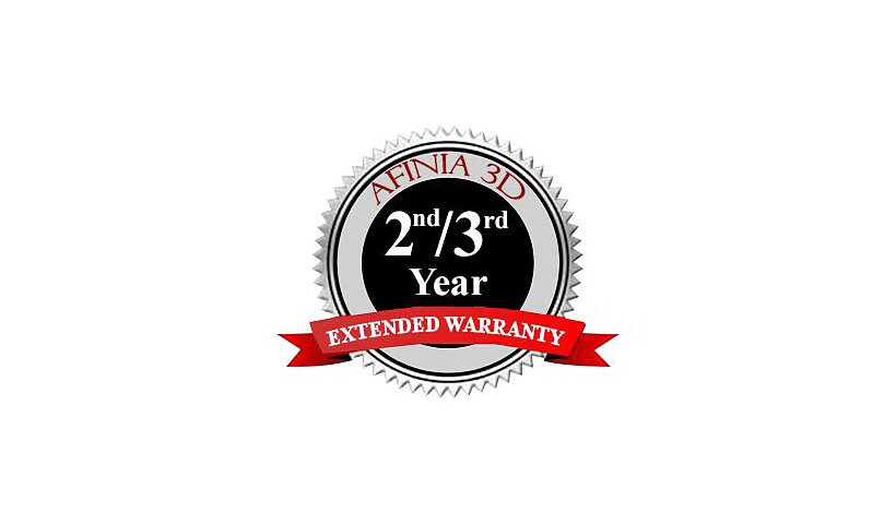 Afinia Extended Warranty - extended service agreement - 2 years - 2nd/3rd y