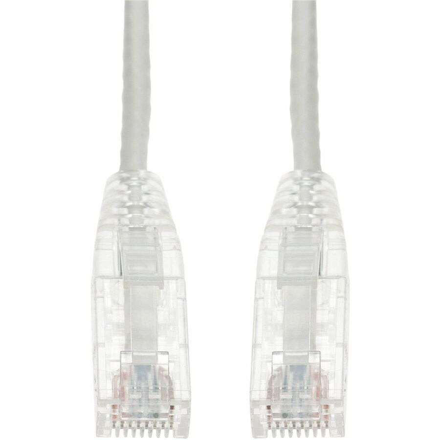 Proline 10ft RJ-45 (M)/RJ-45 (M) Straight White Cat6 Slim UTP PVC Cable