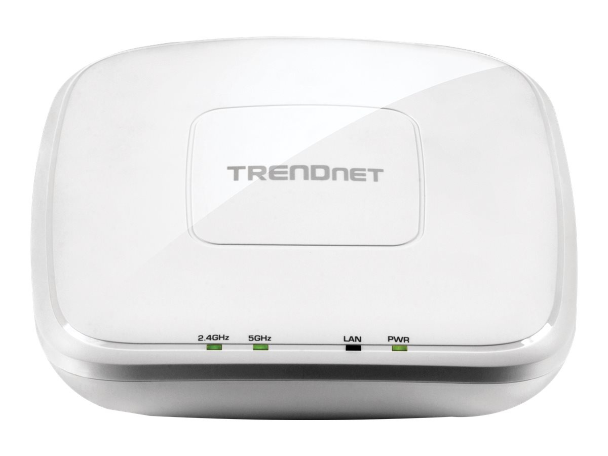TRENDnet TEW 825DAP AC1750 Dual Band PoE Access Point - wireless access point - Wi-Fi 5 - TAA Compliant