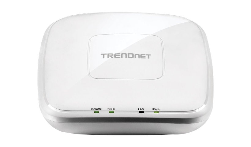 TRENDnet TEW 825DAP AC1750 Dual Band PoE Access Point - wireless access point - Wi-Fi 5 - TAA Compliant