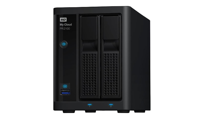 WD My Cloud PR2100 WDBBCL0200JBK - Pro Series - NAS server - 20 TB