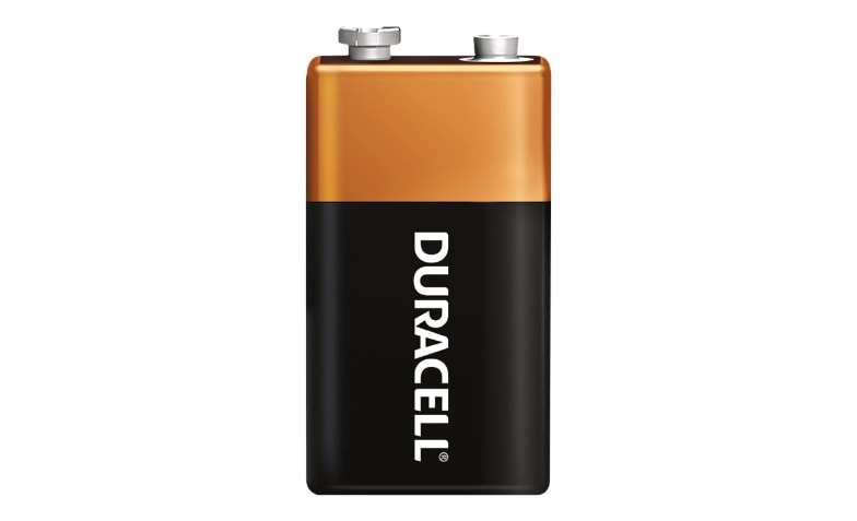 DURACELL CopperTop MN1604 9V Alkaline Battery, 12-box 