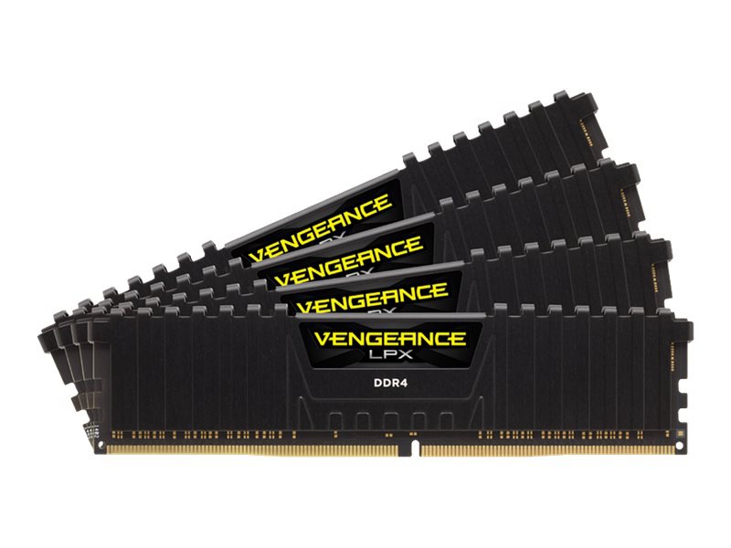 CORSAIR Vengeance LPX - DDR4 - kit - 64 GB: 4 x 16 GB - DIMM 288-pin - unbu