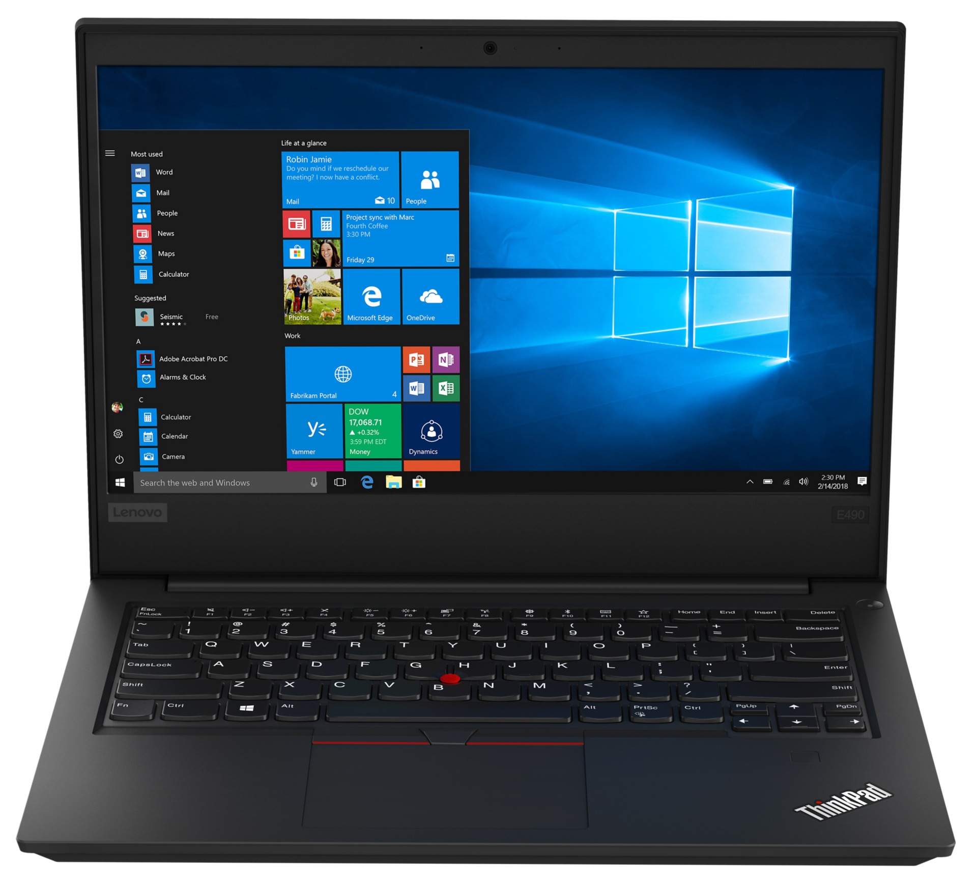 Lenovo ThinkPad E490 - 14" - Core i3 8145U - 4 GB RAM - 500 GB HDD - US