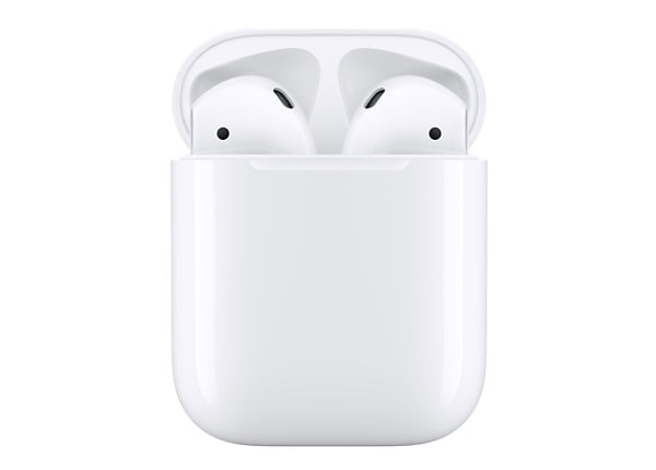 Apple AirPods with Charging Case 2nd generation - true wireless with mic - MV7N2AM/A - Headphones - CDW.com