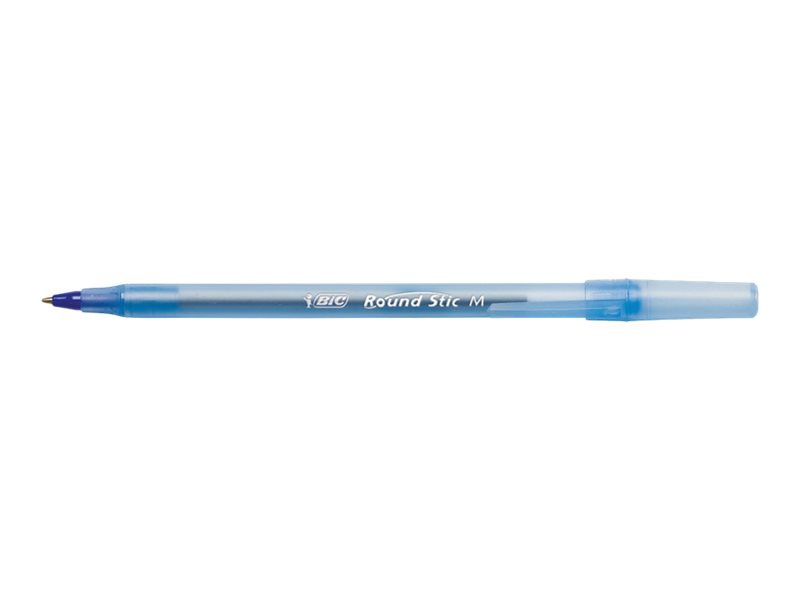 BIC Round Stic Xtra Life Medium Ballpoint Pen - Blue