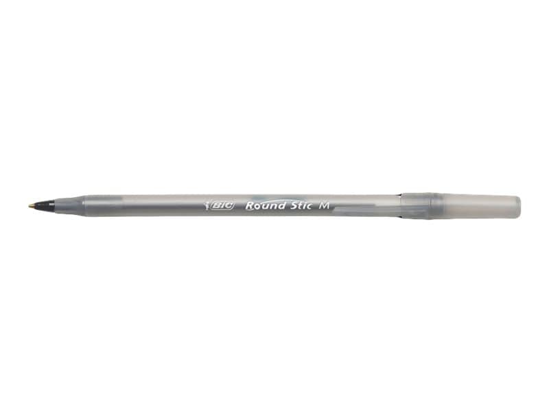 BIC Round Stic Xtra Life Ballpoint Pen - Black - 60-Pack