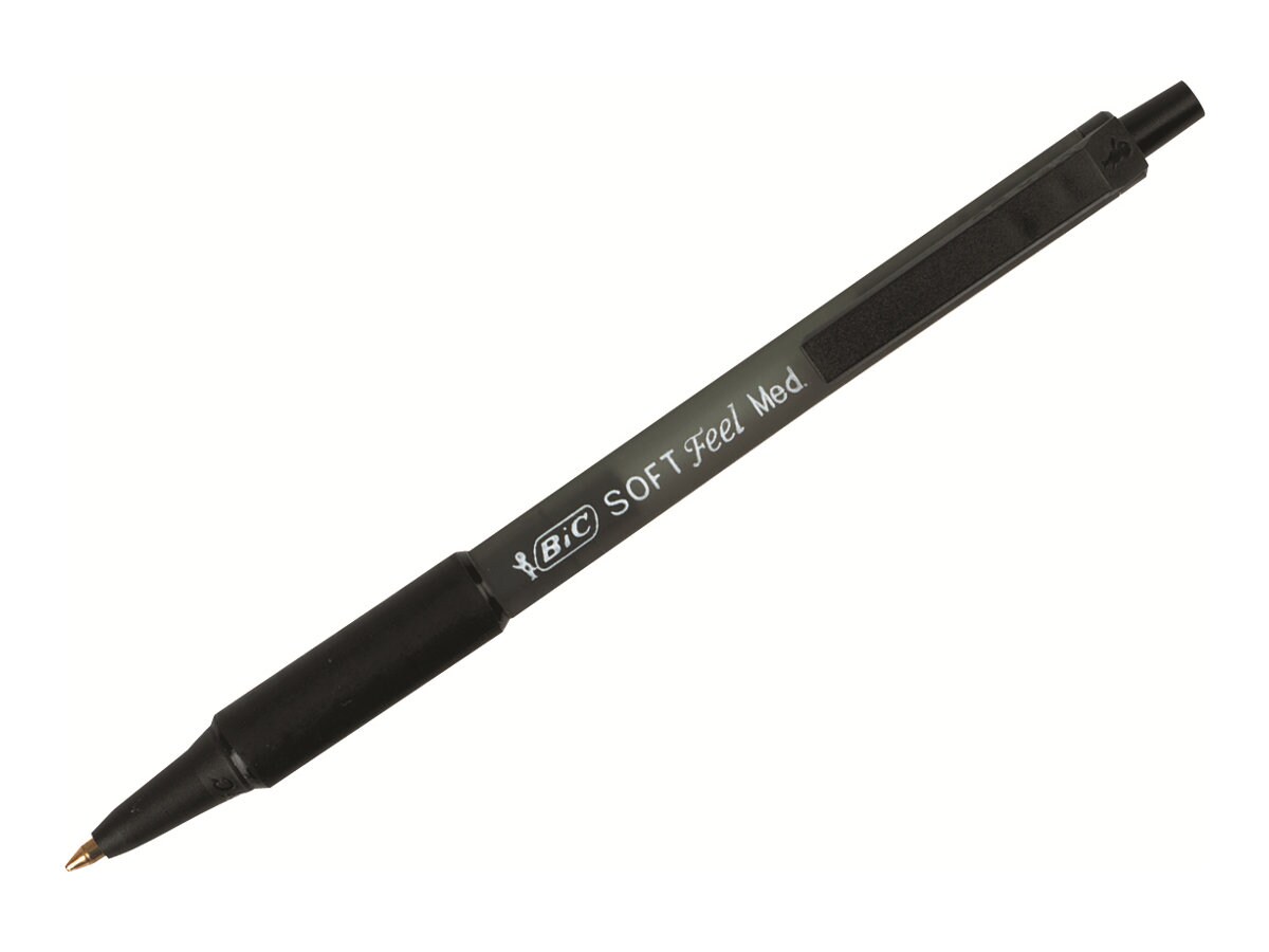 BIC SOFTFeel clic Grip - ballpoint pen (pack of 12)