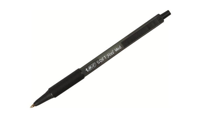 BIC SOFTFeel clic Grip - ballpoint pen (pack of 12)
