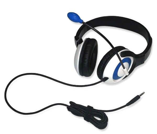 AVID AE-55 Headset with Adjustable Headband - Blue