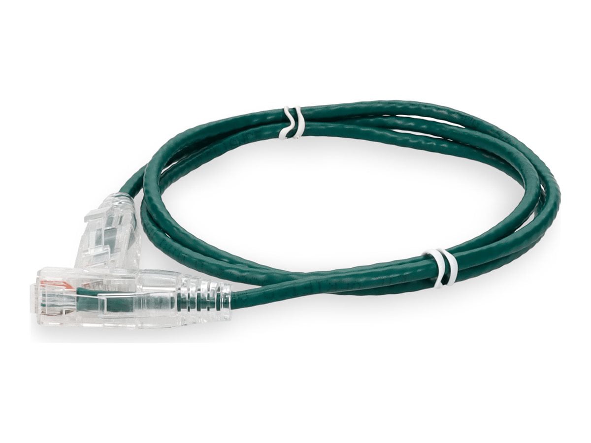 Proline 3ft RJ-45 (M)/RJ-45 (M) Straight Green Cat6 Slim UTP PVC Cable
