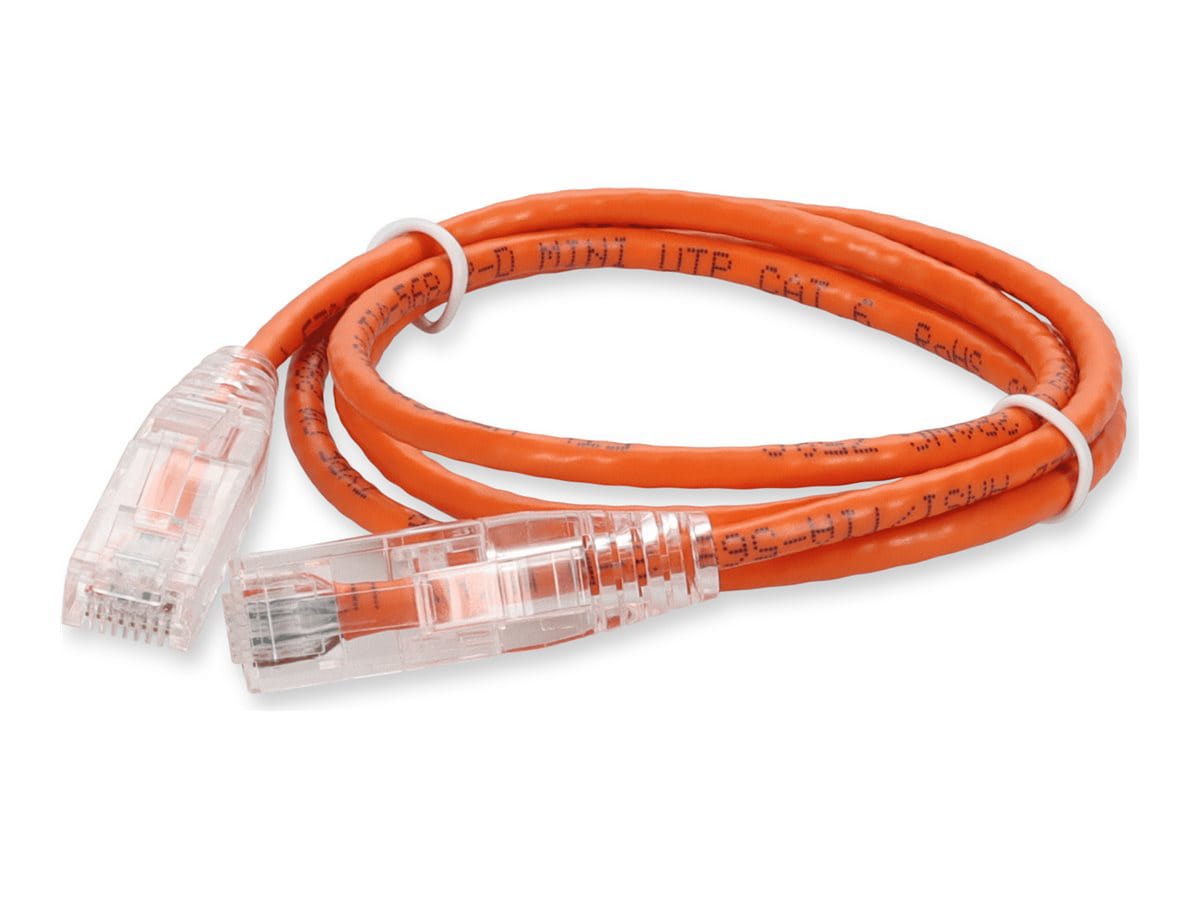 Proline 5ft RJ-45 (M)/RJ-45 (M) Straight Orange Cat6 Slim UTP PVC Cable