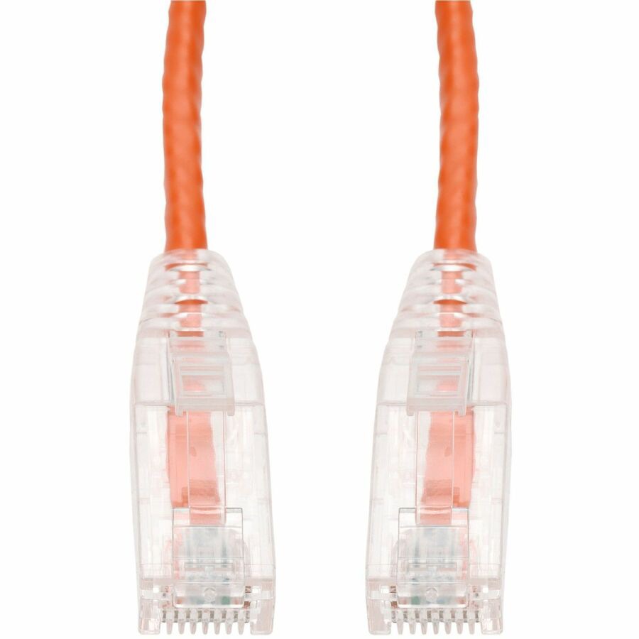 Proline 5ft Orange CAT 6 Slim PVC Ethernet Cable Snagless Clear-Claw RJ-45 M/M