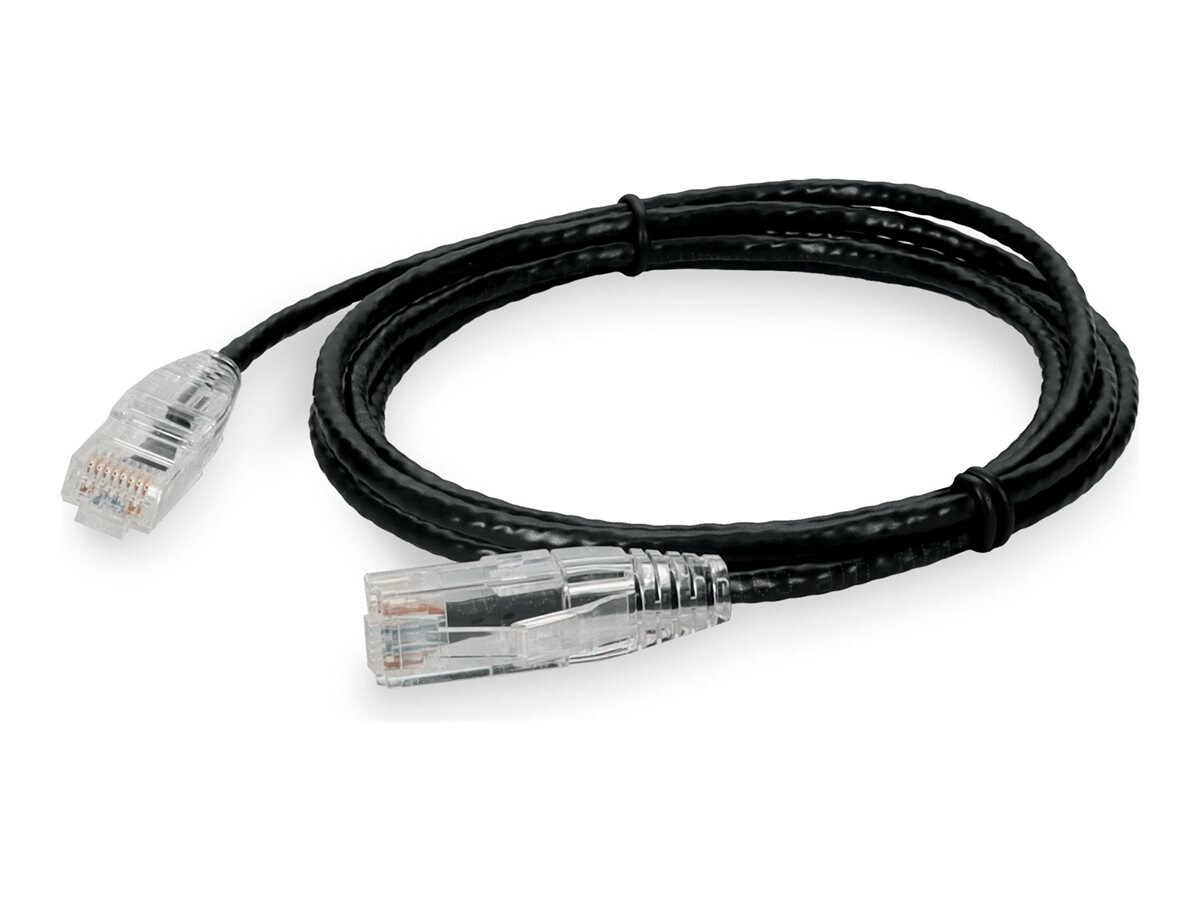 Proline 5ft RJ-45 (M)/RJ-45 (M) Straight Black Cat6 Slim UTP PVC Cable