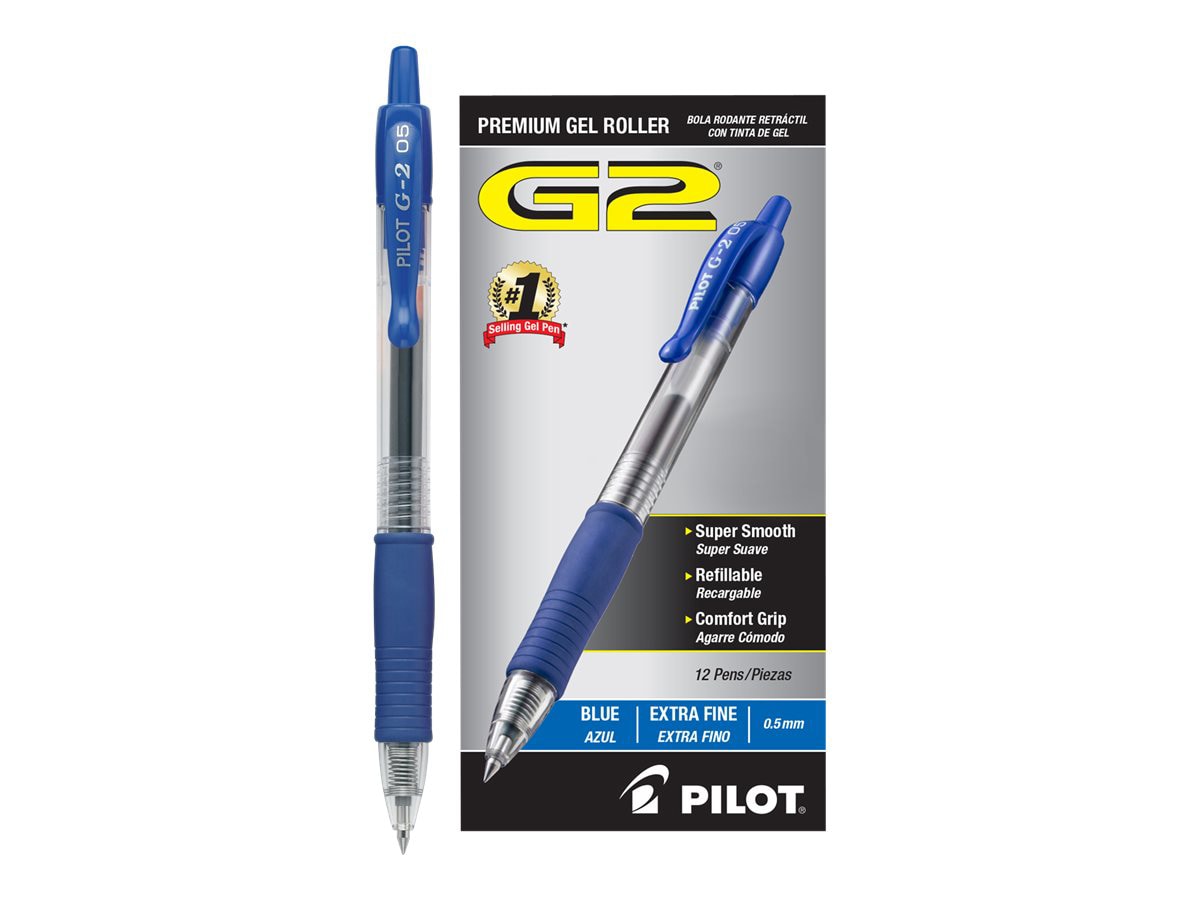 Pilot G-2 - rollerball pen - blue (pack of 12)