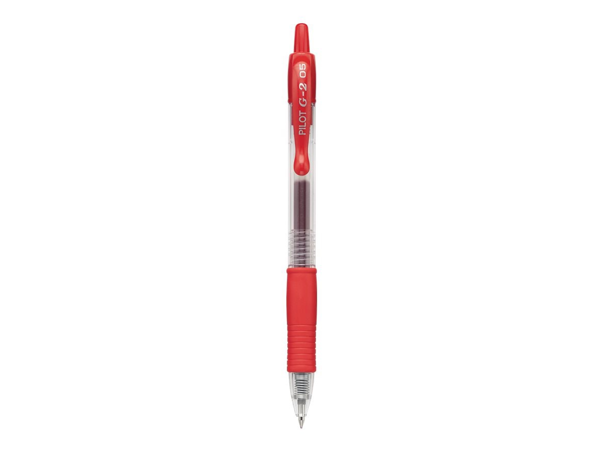 Pilot G-2 - rollerball pen - red (pack of 12)