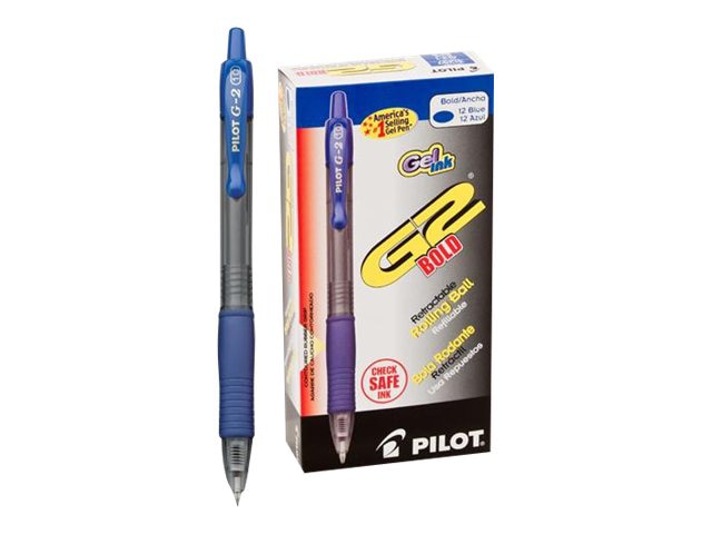 Pilot G-2 - rollerball pen - blue (pack of 12)