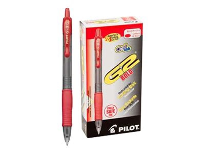 Thumbnail 2 of 2 for Pilot G-2 - rollerball pen - red (pack of 12)