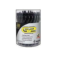 Pilot G2 Premium Retractable Gel Ink Pen - Refillable,Black