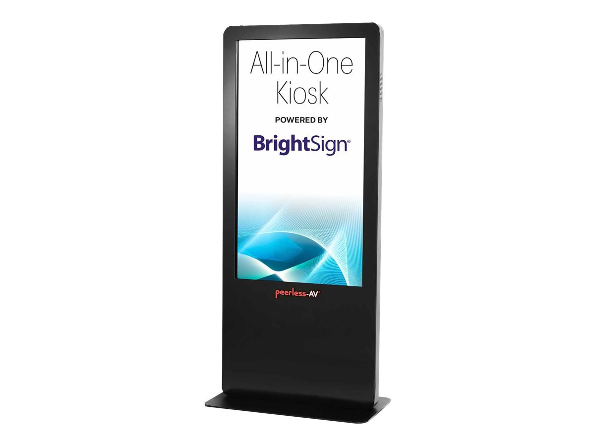 Peerless-AV All-in-One Kiosk Powered by BrightSign 55" LCD flat panel displ