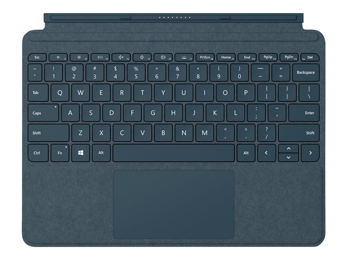 Microsoft Surface Go Signature Type Cover - keyboard - with trackpad, accelerometer - English - North America - cobalt