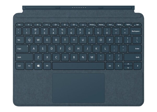 Microsoft Surface Go Signature Type Cover - keyboard - with trackpad, accelerometer - English - North America - cobalt