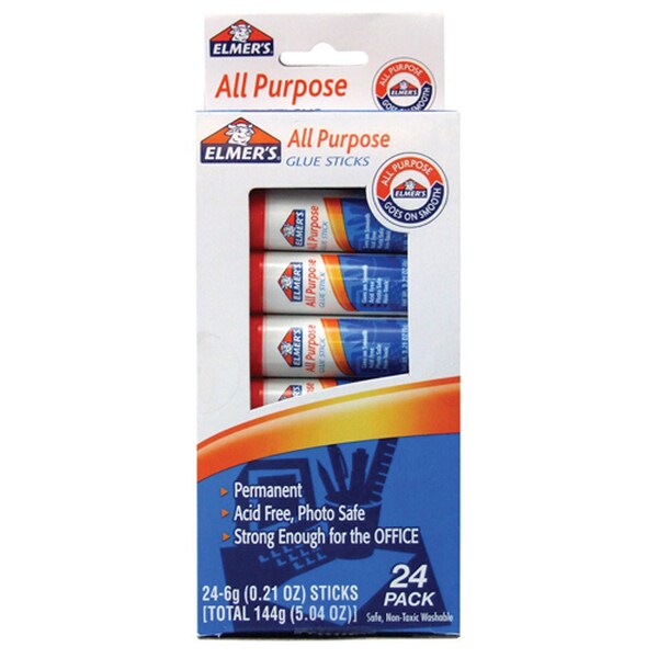 ELMERS ALL PURPOSE GLUE STICK 24PK