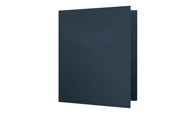 Oxford - pocket folder - for Letter - capacity: 100 sheets - dark blue (pac