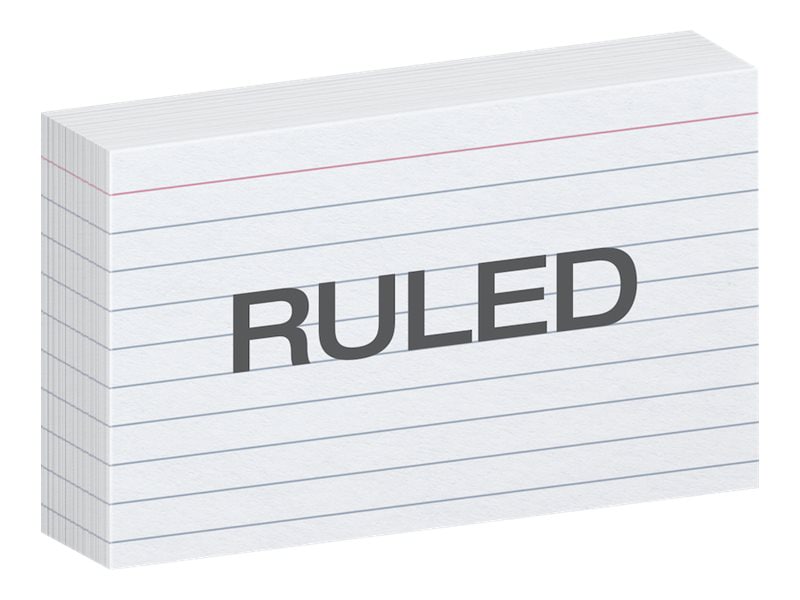 Oxford - index card -  (pack of 100)